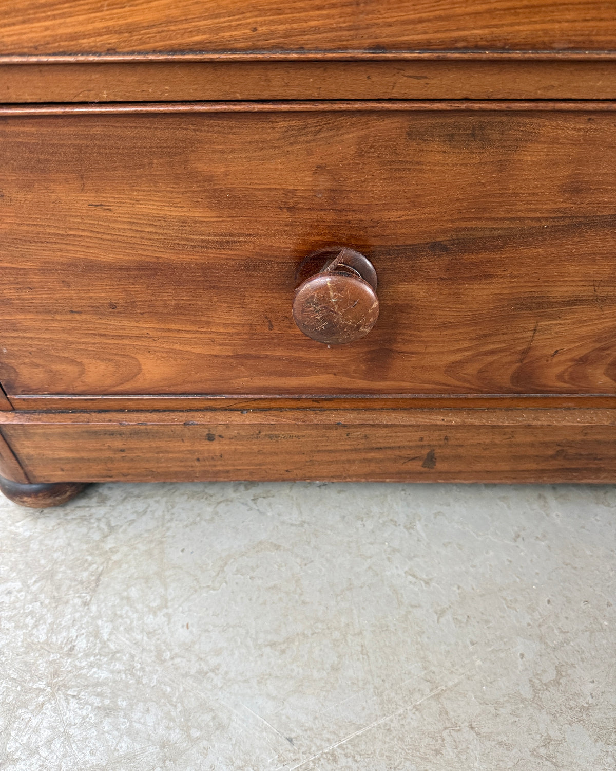 Grande commode anglaise victorienne en acajou