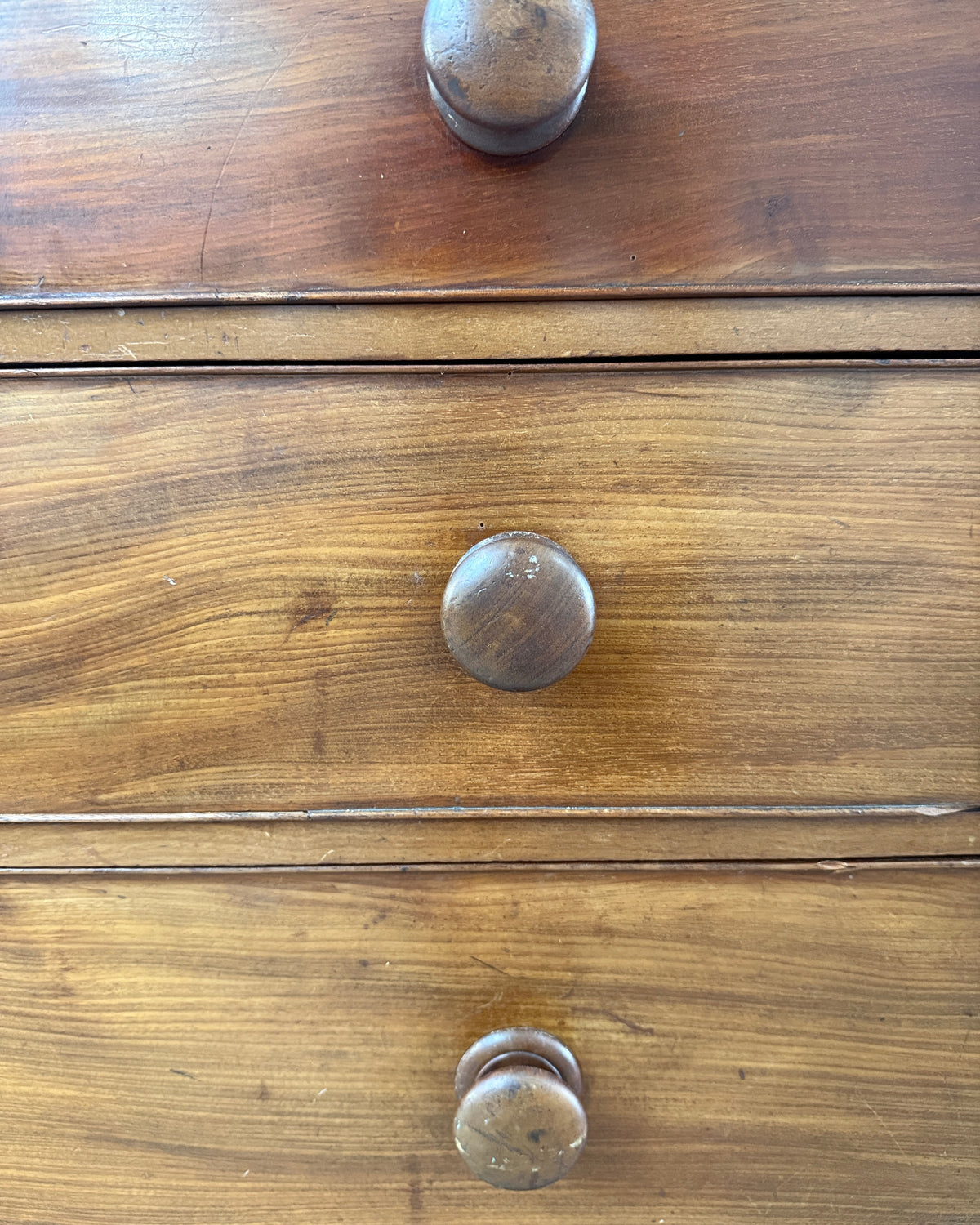 Grande commode anglaise victorienne en acajou