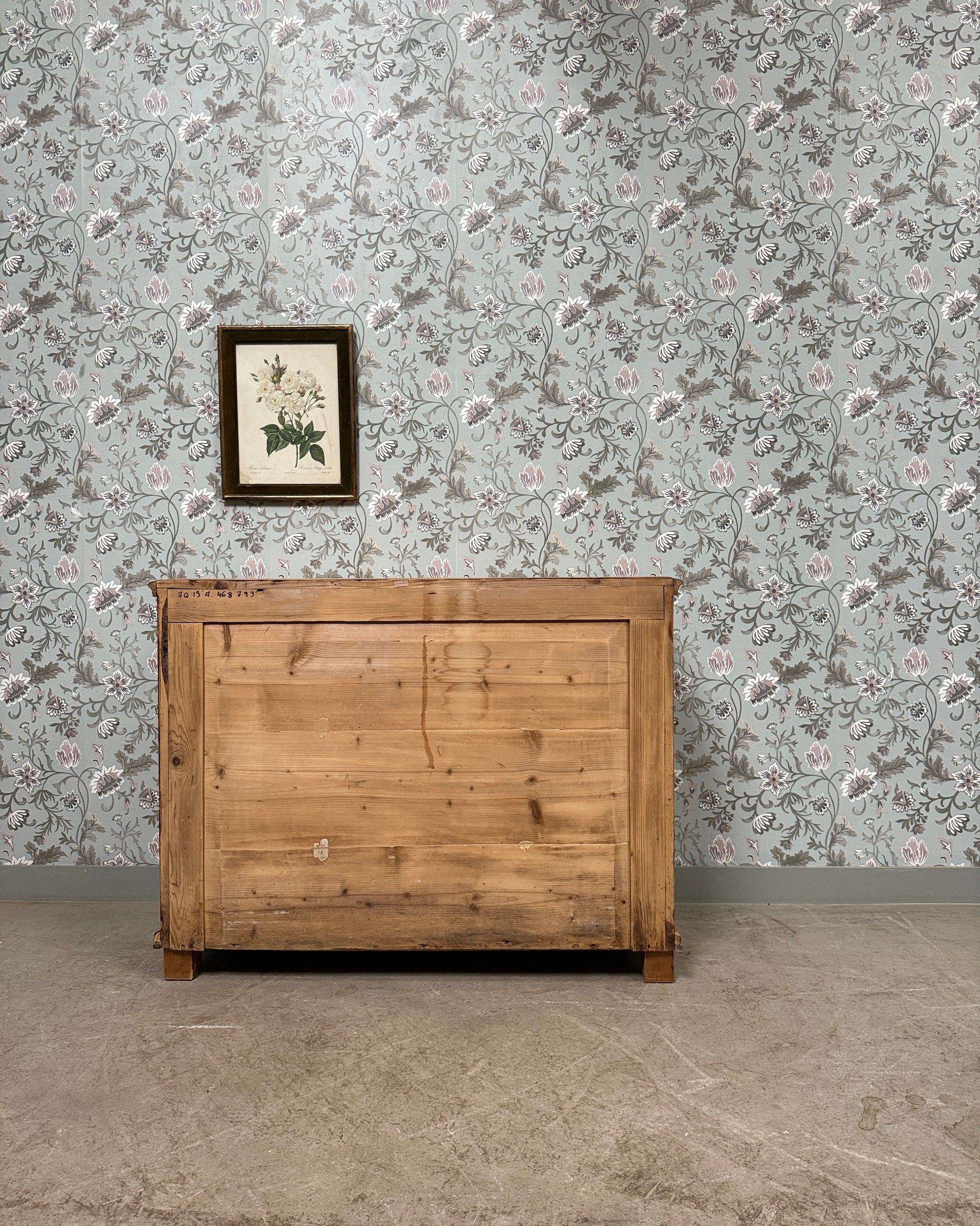 Grande commode anglaise en pin massif