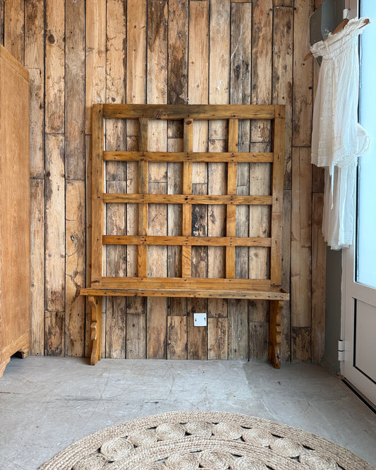 Grande étagère de métier en bois