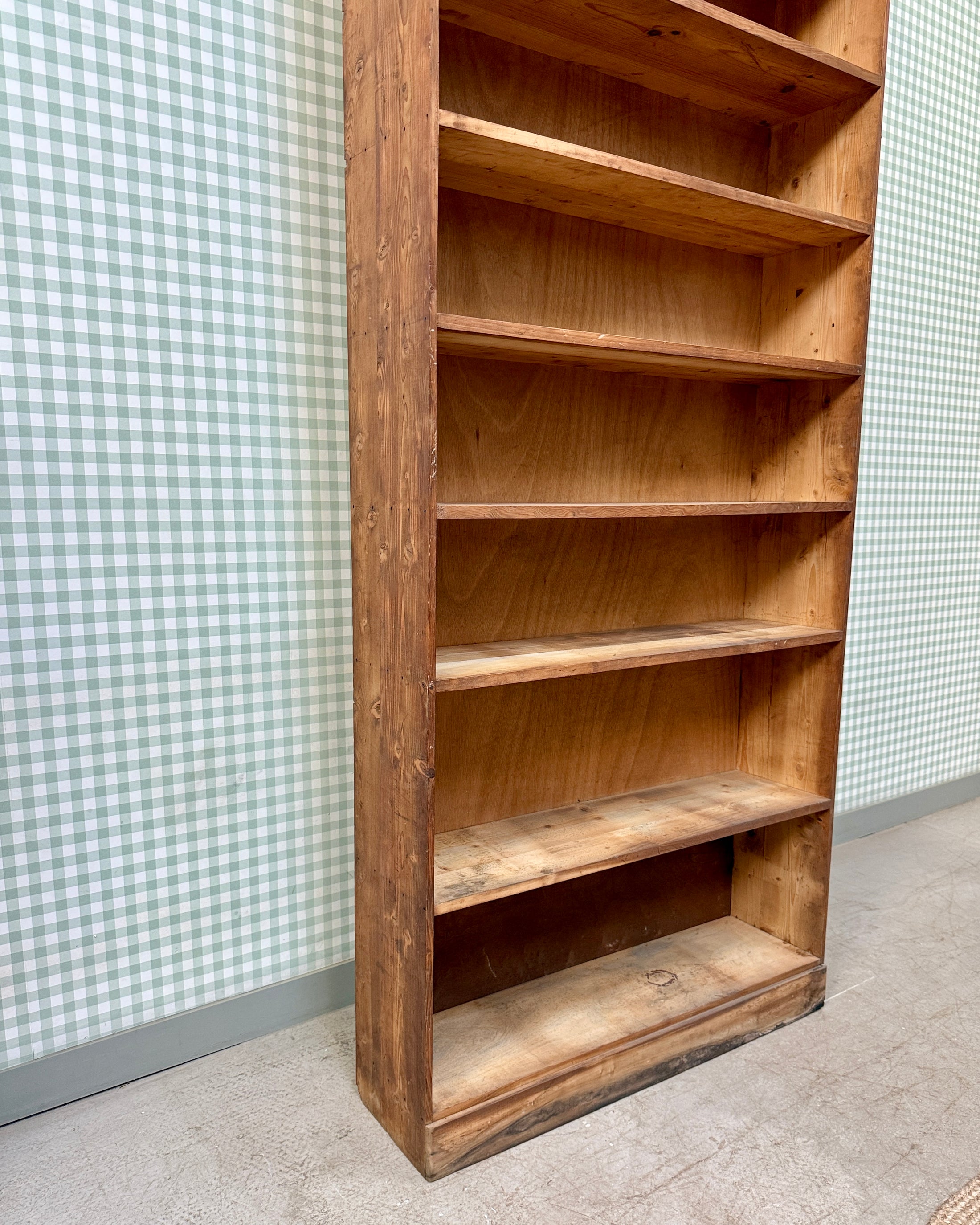 Grande étagère vintage en bois