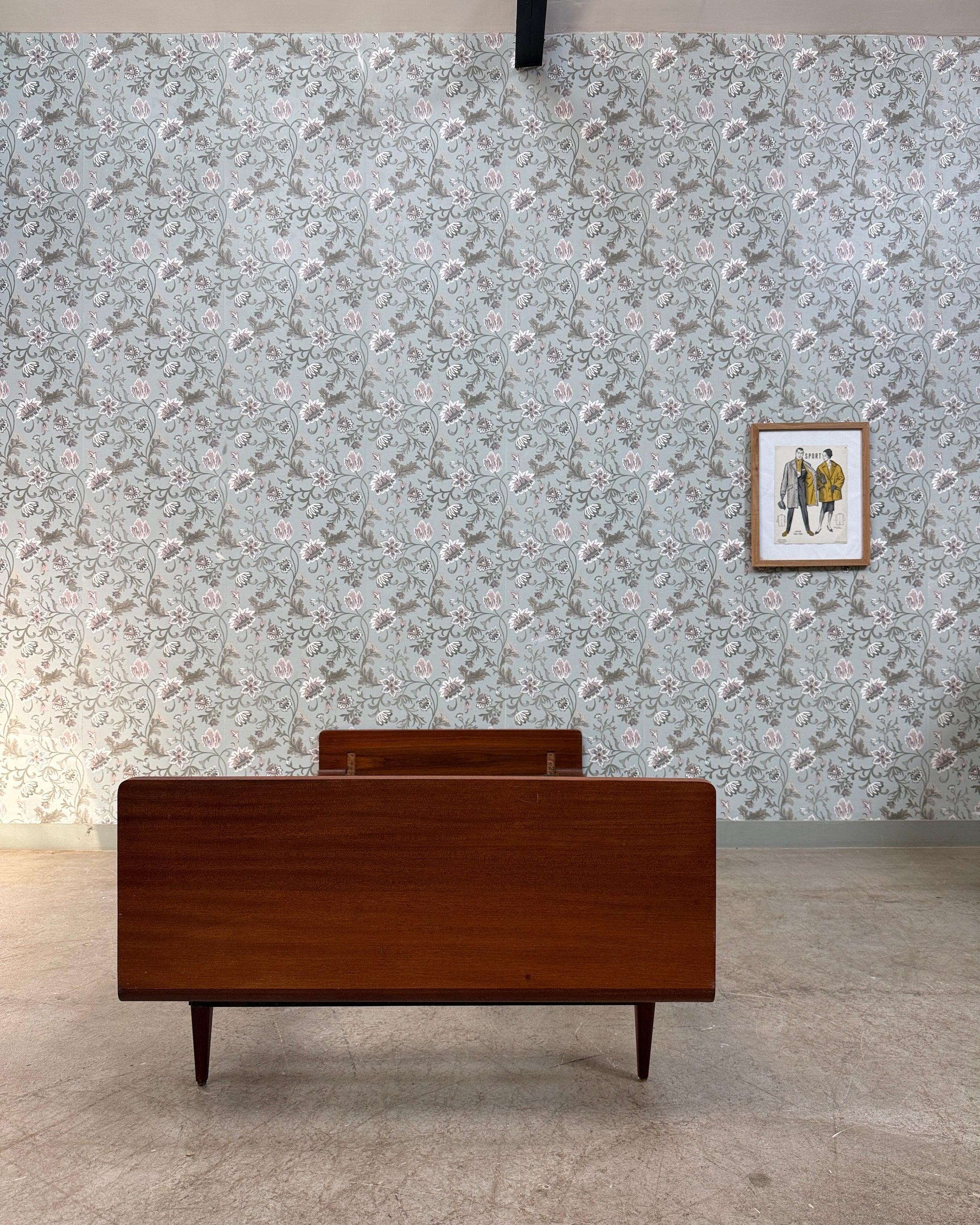 Lit daybed scandinave en teck