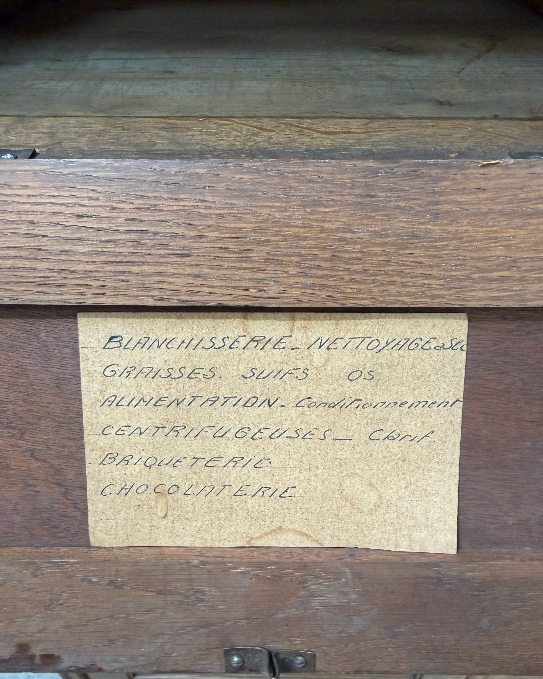 Meuble de métier de notaire en chêne