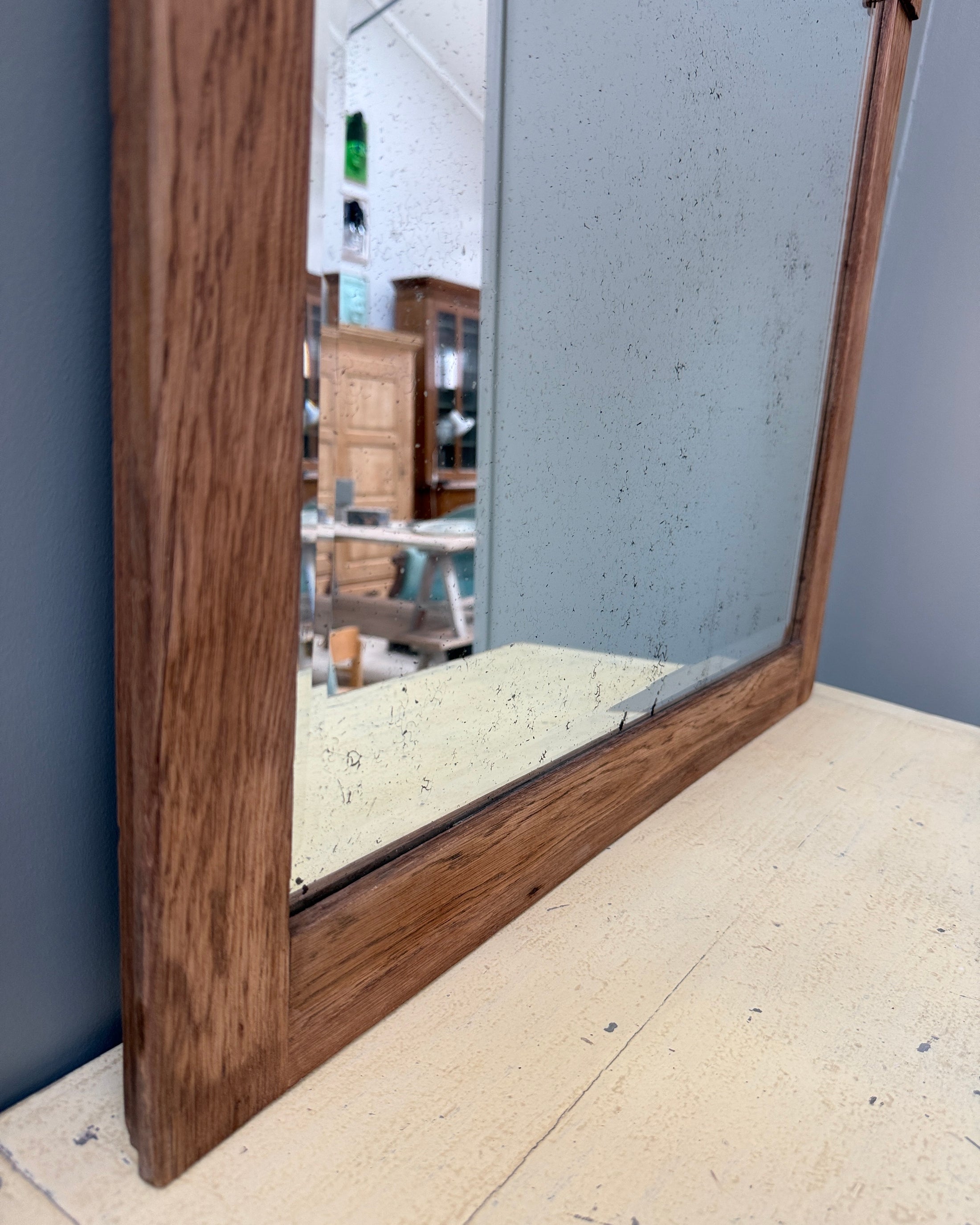 Miroir Art Déco en chêne