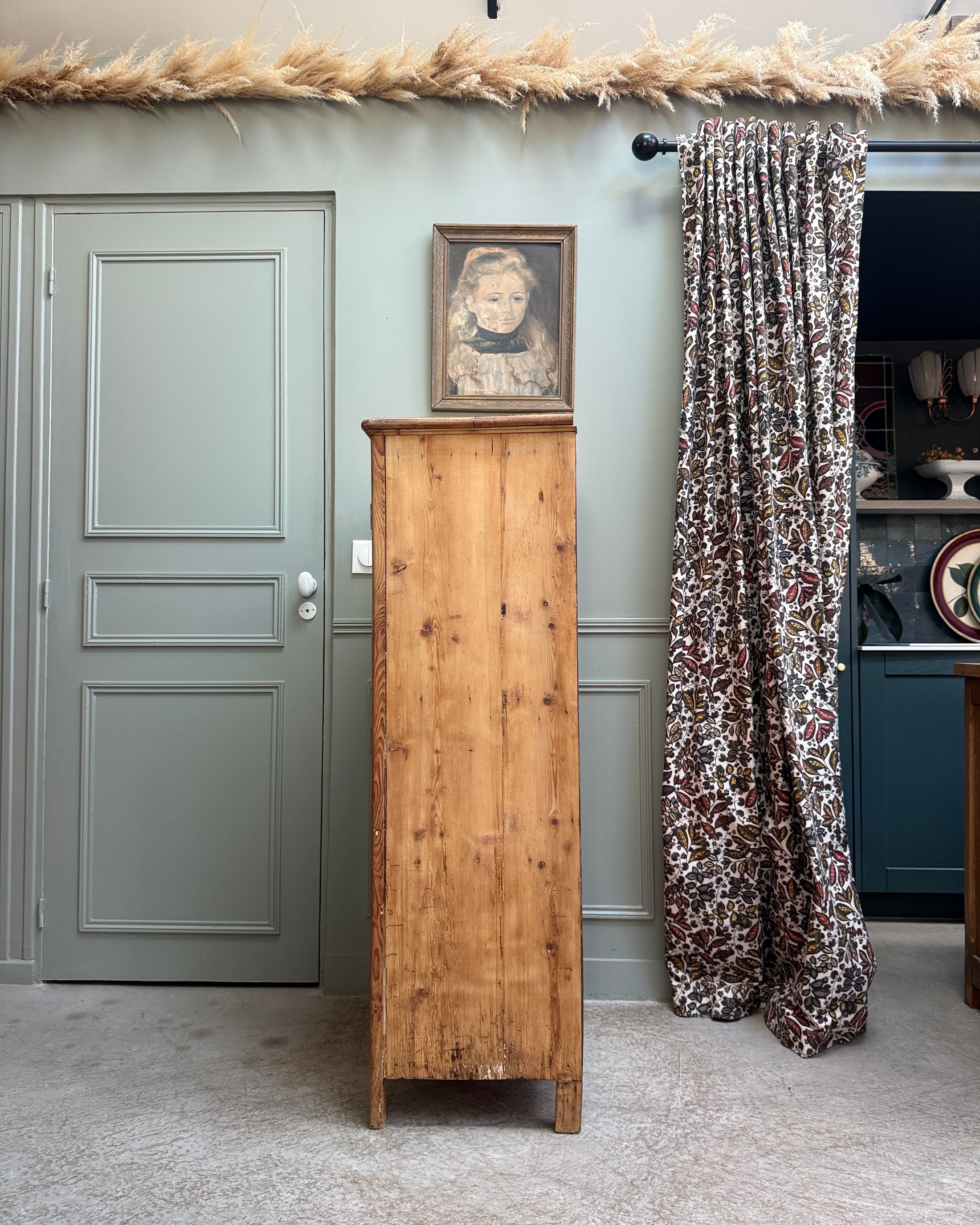 Petit vaisselier ancien campagne chic