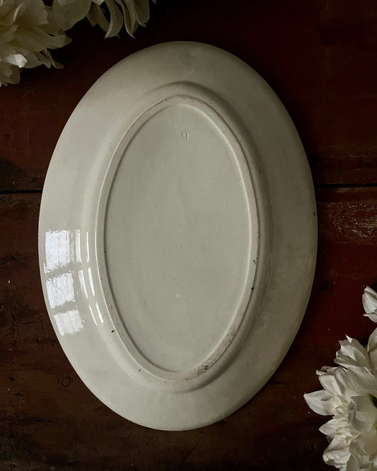 Plat ovale terre de fer
