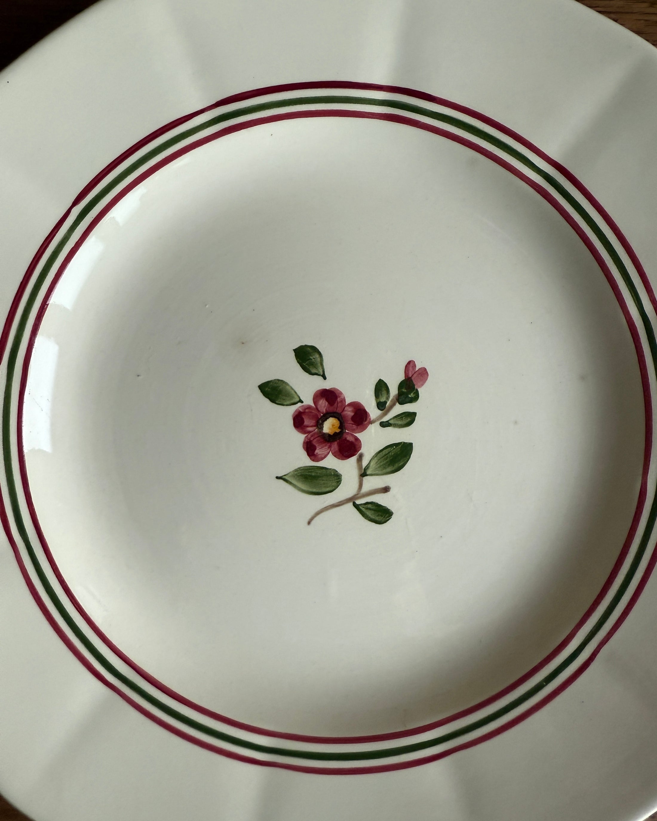 Plat rond Sarreguemines (petit)
