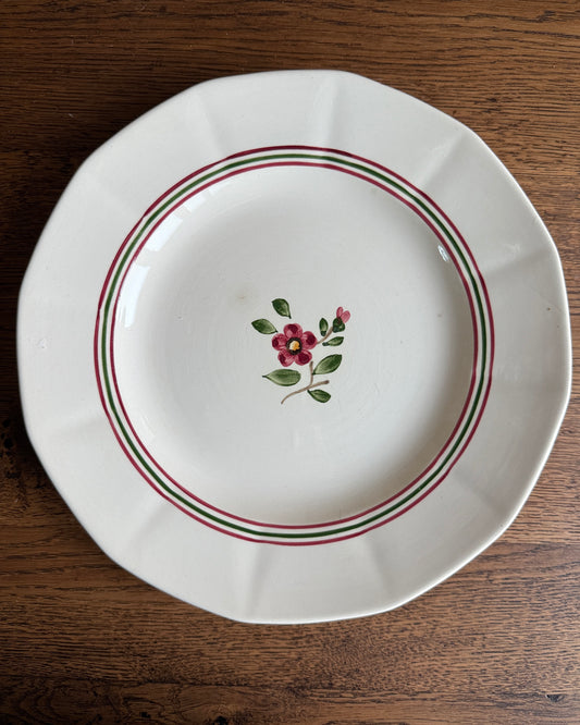 Plat rond Sarreguemines (petit)