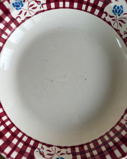 Plat rond creux Badonviller