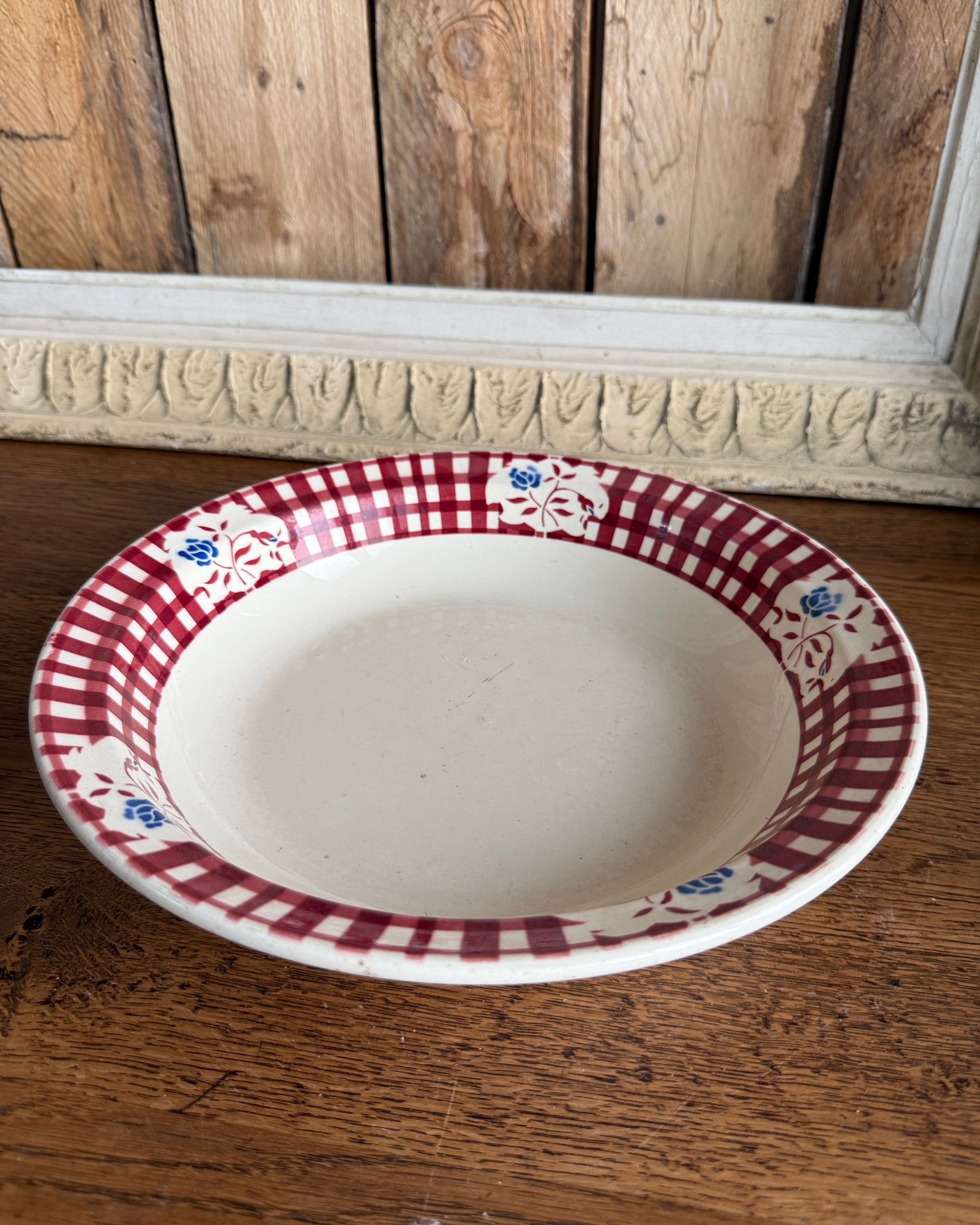 Plat rond creux Badonviller