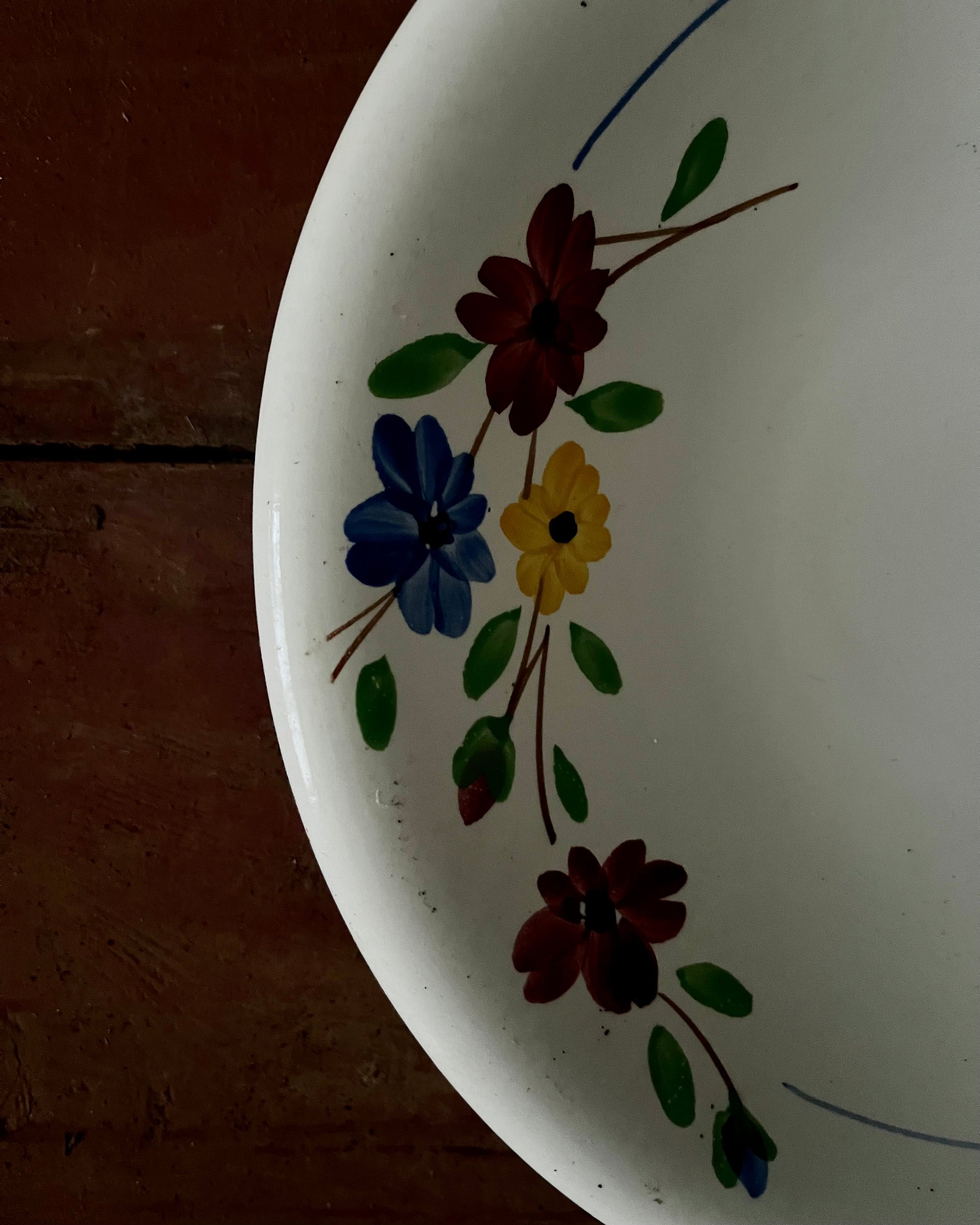 Plat rond creux Digoin Sarreguemines