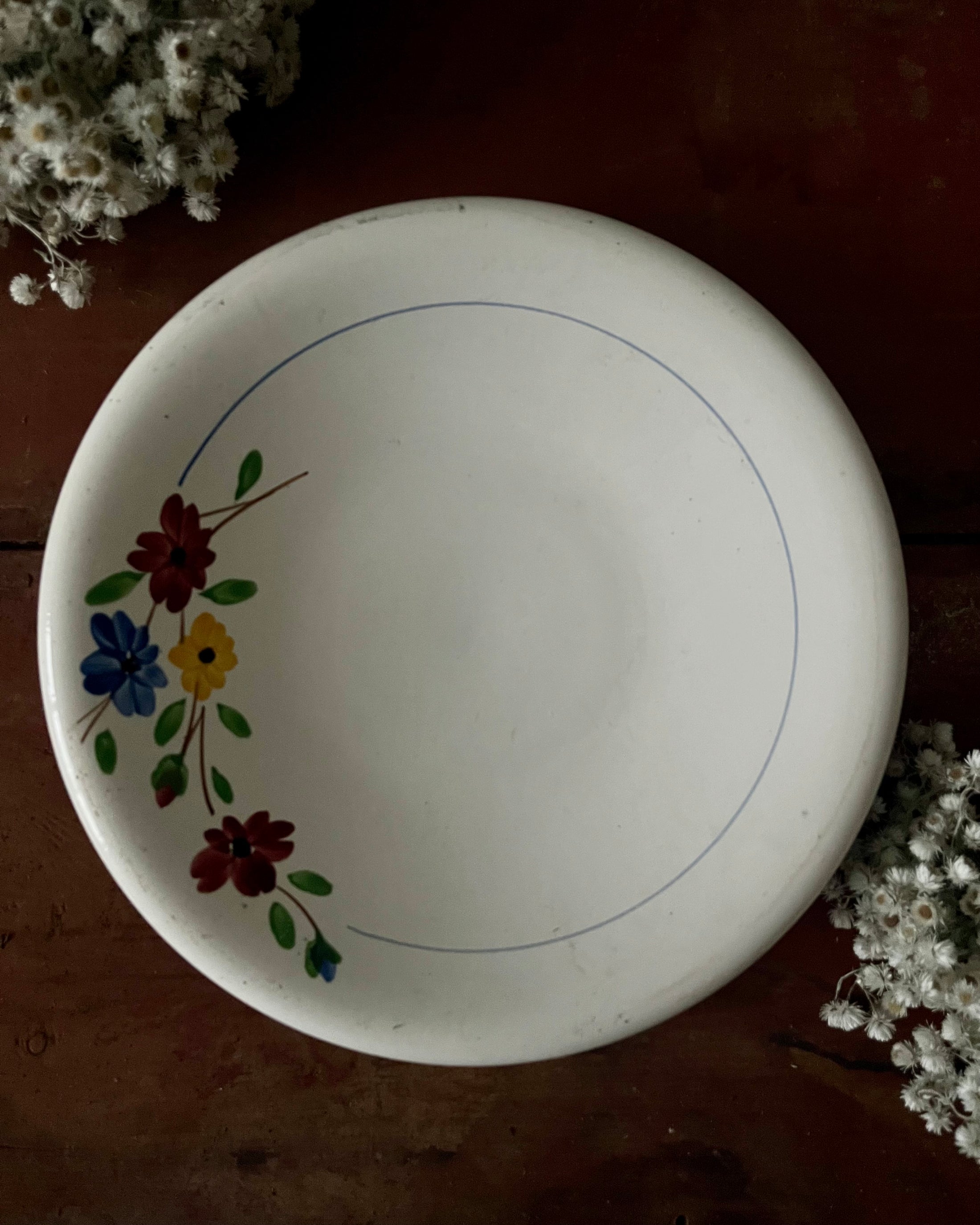 Plat rond creux Digoin Sarreguemines