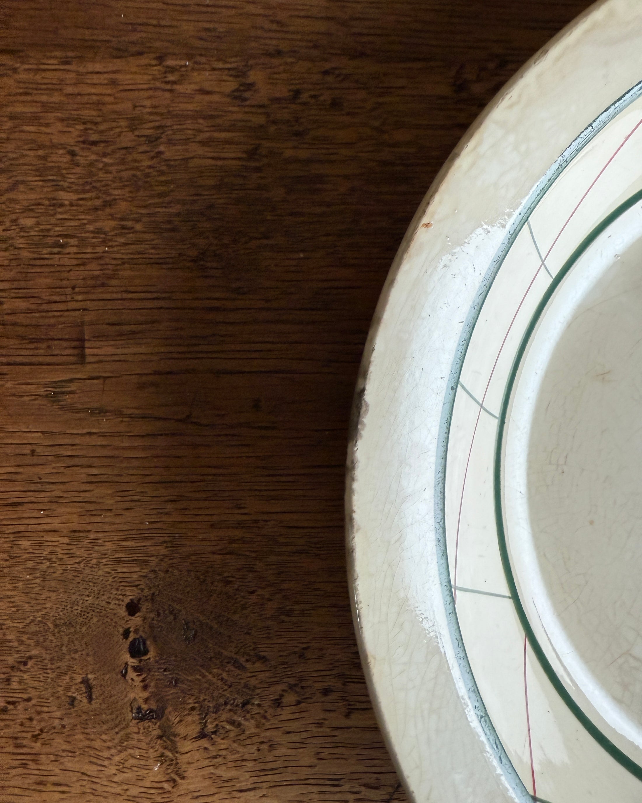 Plat rond creux Gien