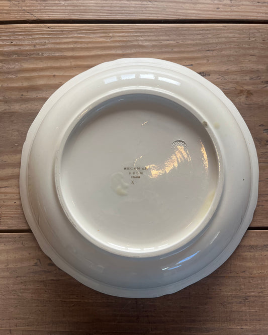 Plat rond creux terre de fer HBCM