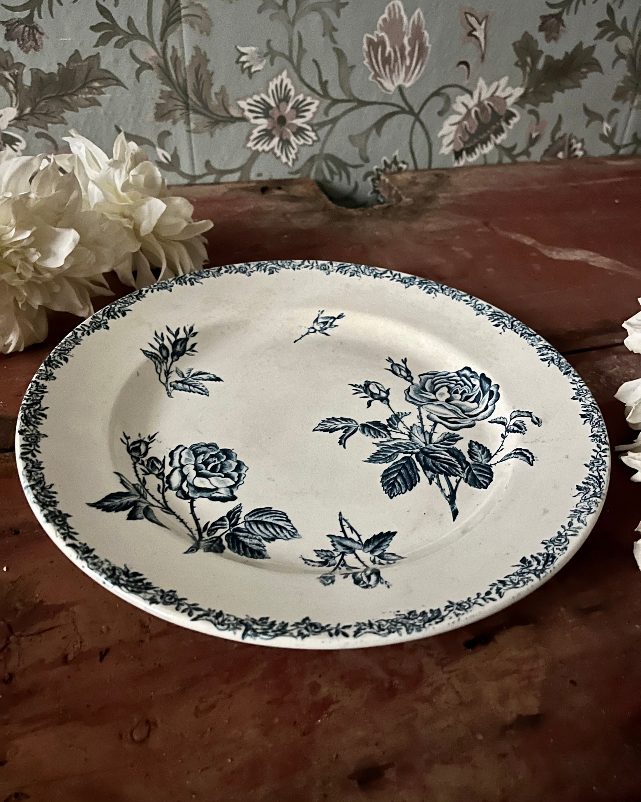 Plat rond plat terre de fer