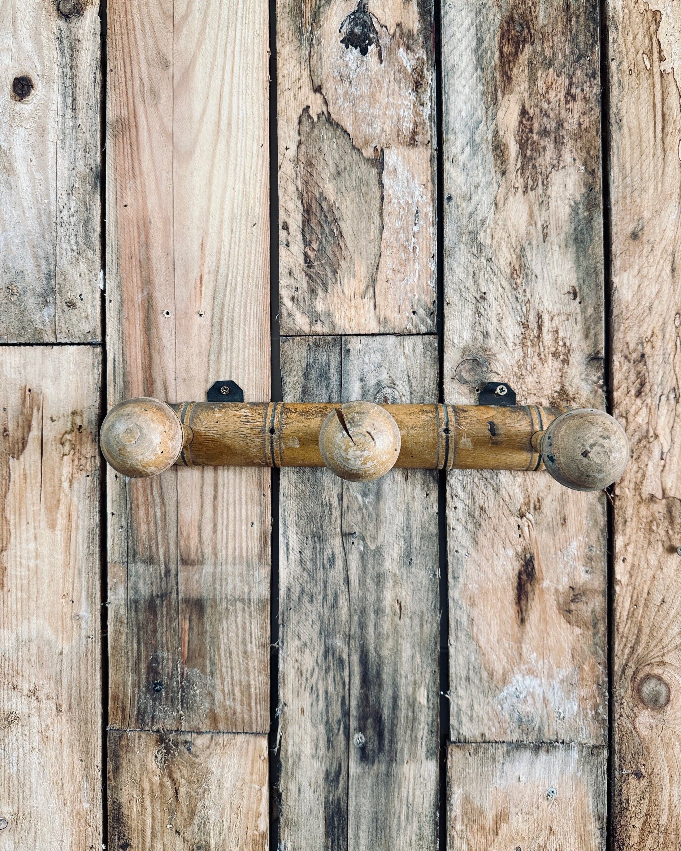 Porte-manteaux vintage 3 patères