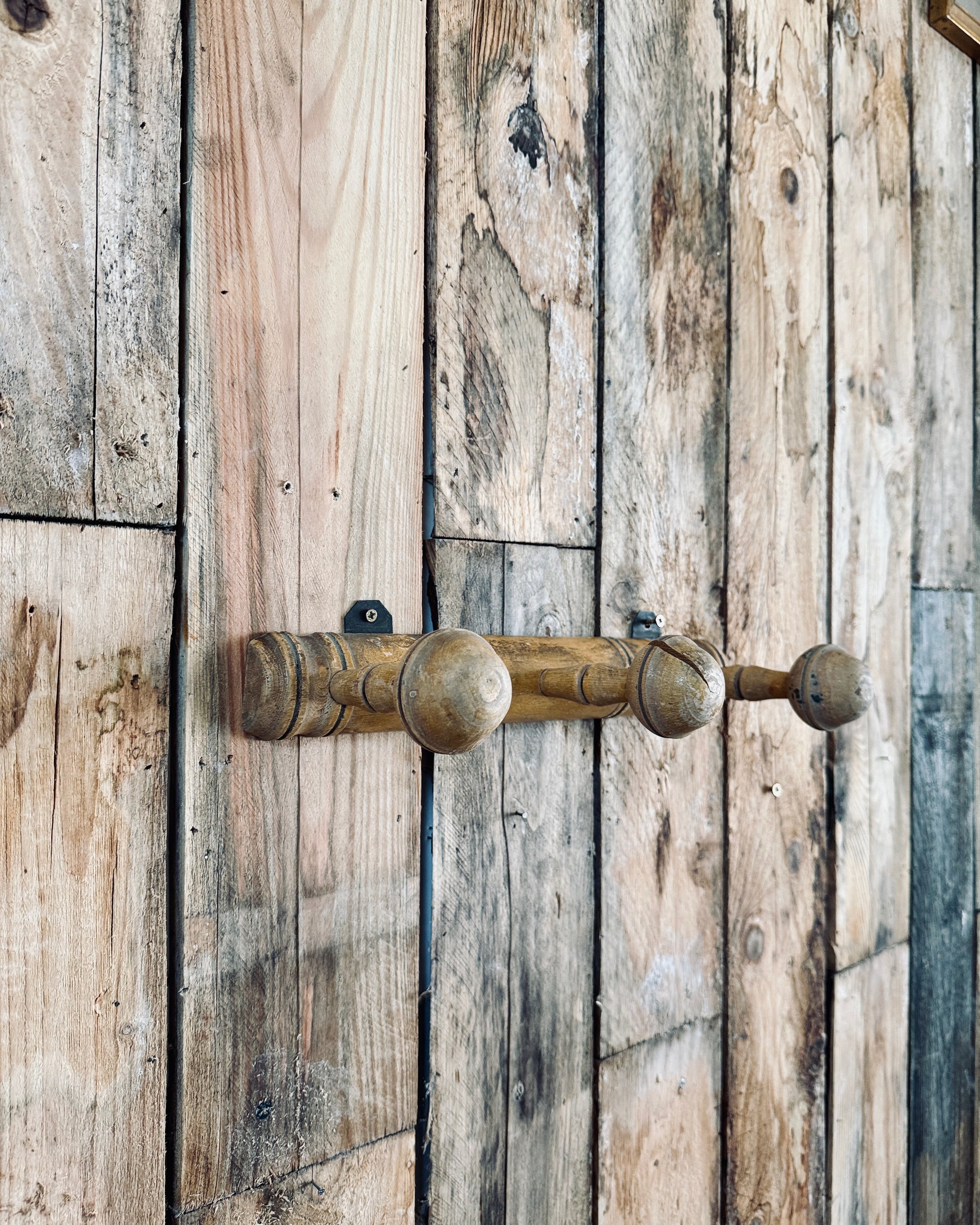 Porte-manteaux vintage 3 patères