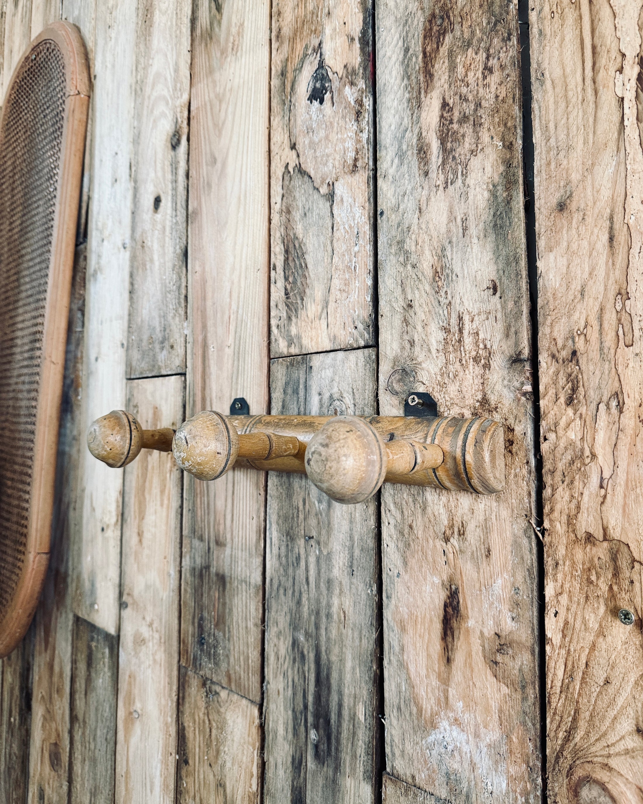 Porte-manteaux vintage 3 patères