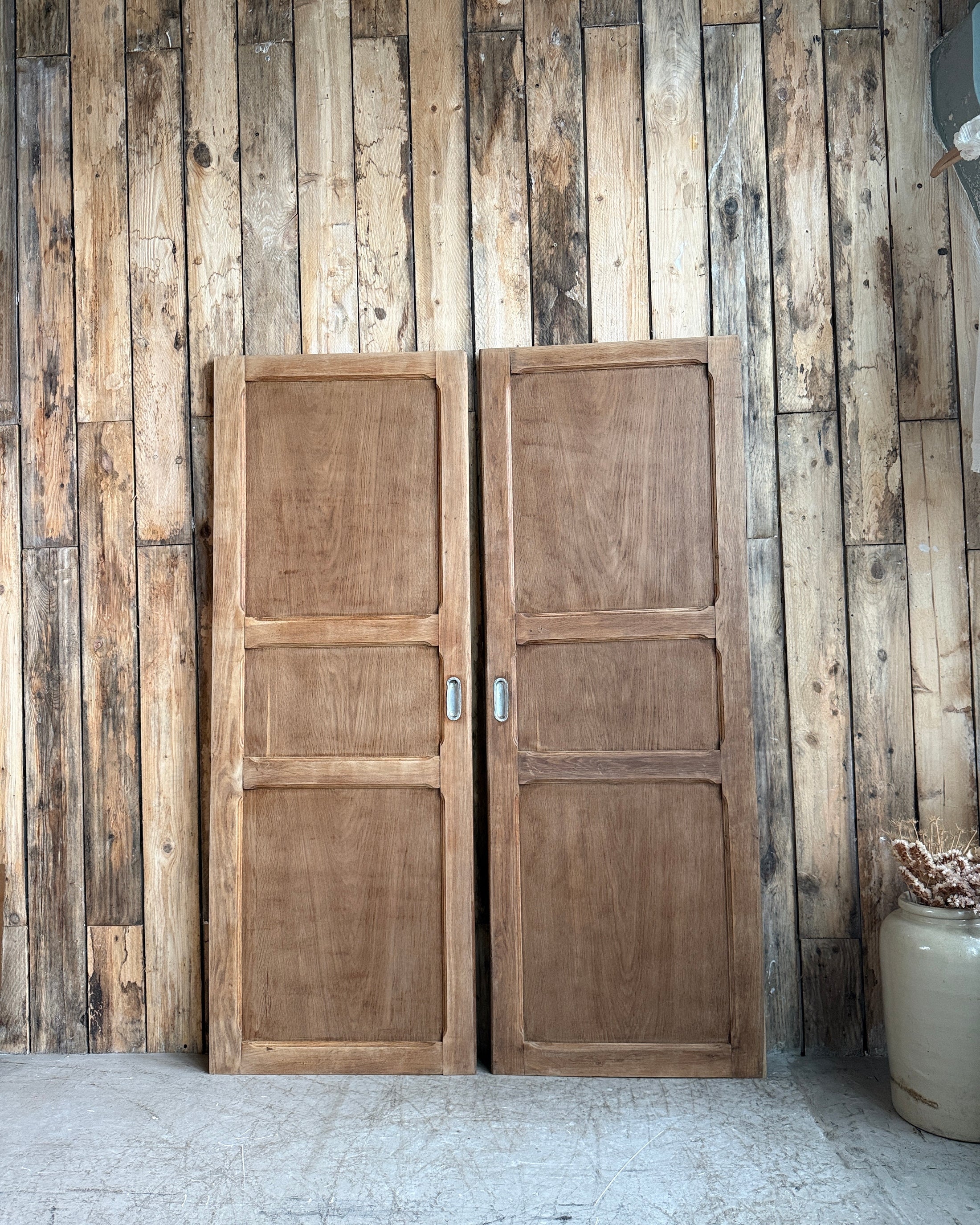 Paire de portes d’une armoire années 40