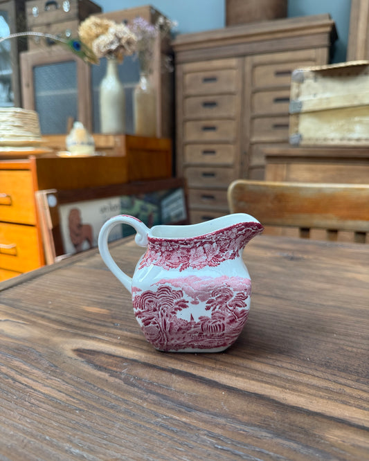 Pot à lait anglais en faïence transferware