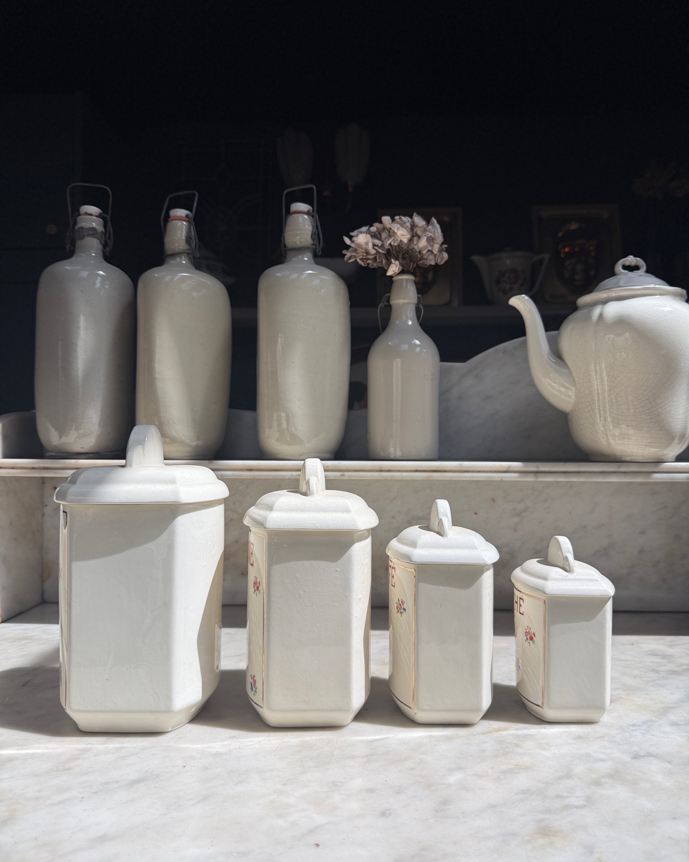 Pots à épices anciens Sarreguemines