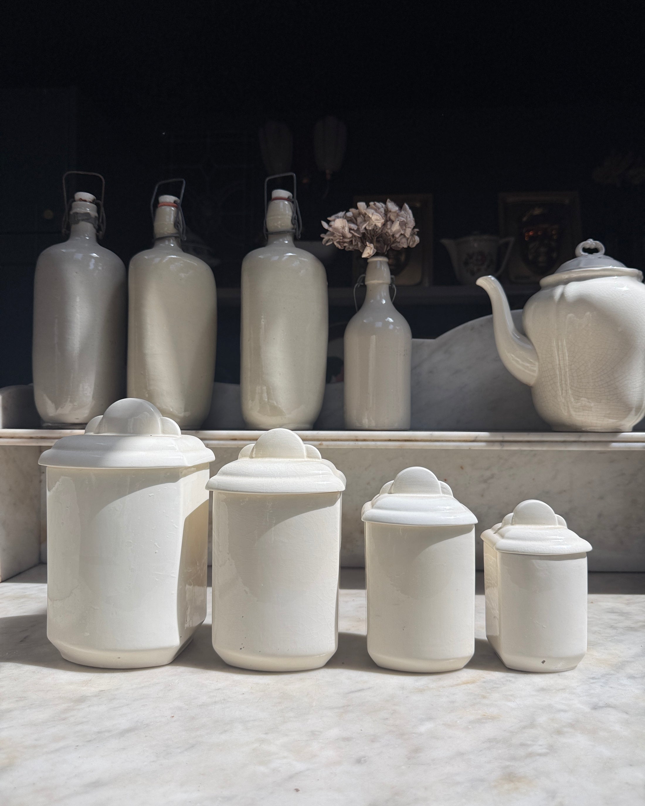 Pots à épices anciens Sarreguemines