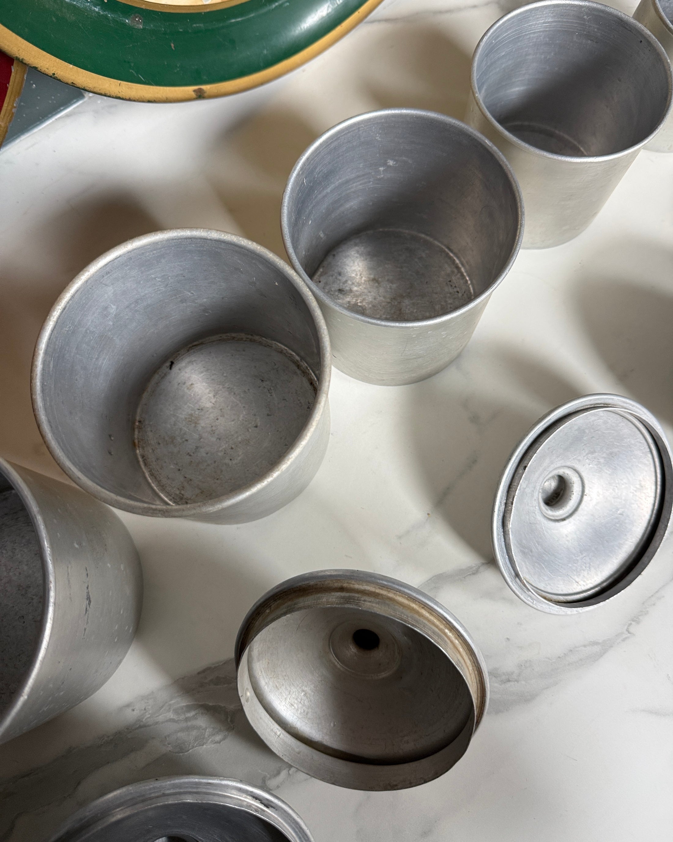 Série de boîtes à épices vintage