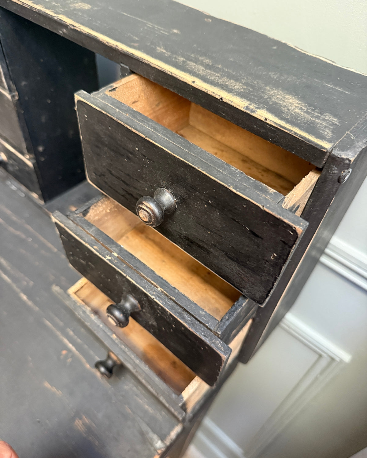 Petit bureau à gradin ancien