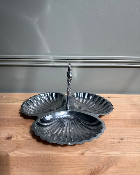 Serviteur coquillage en inox