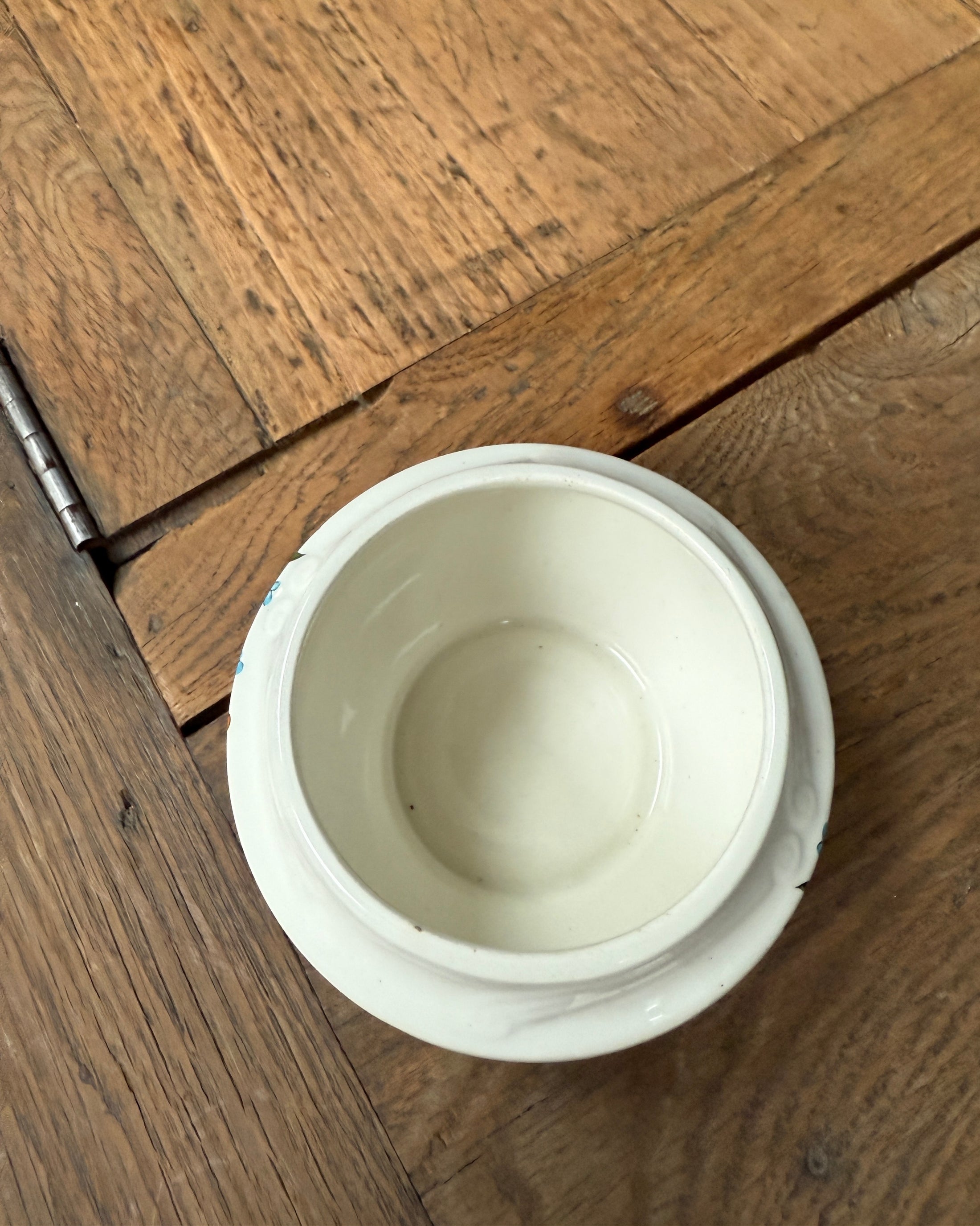 Sucrier vintage en porcelaine fine Gien