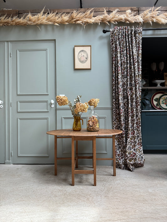 Table basse ovale à abattants