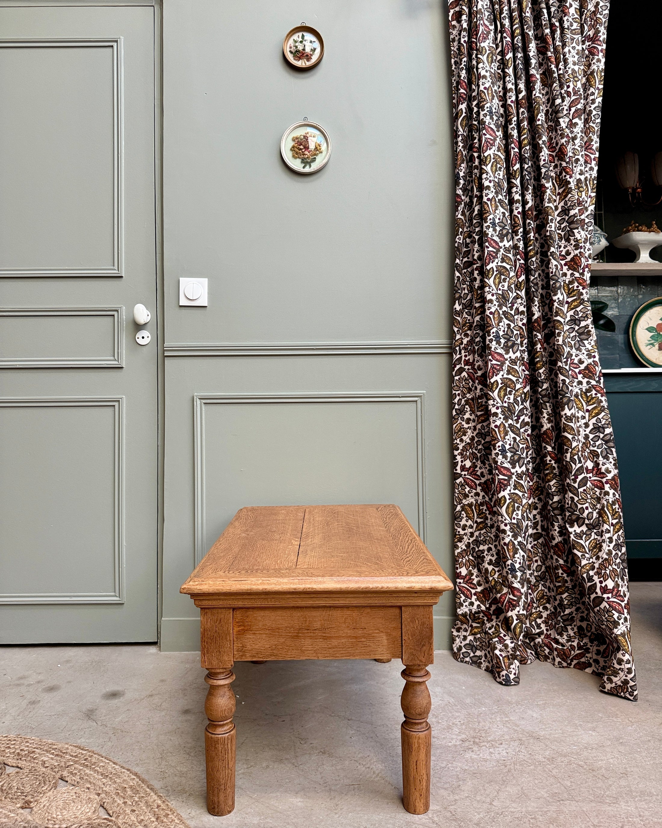 Petite table basse en chêne
