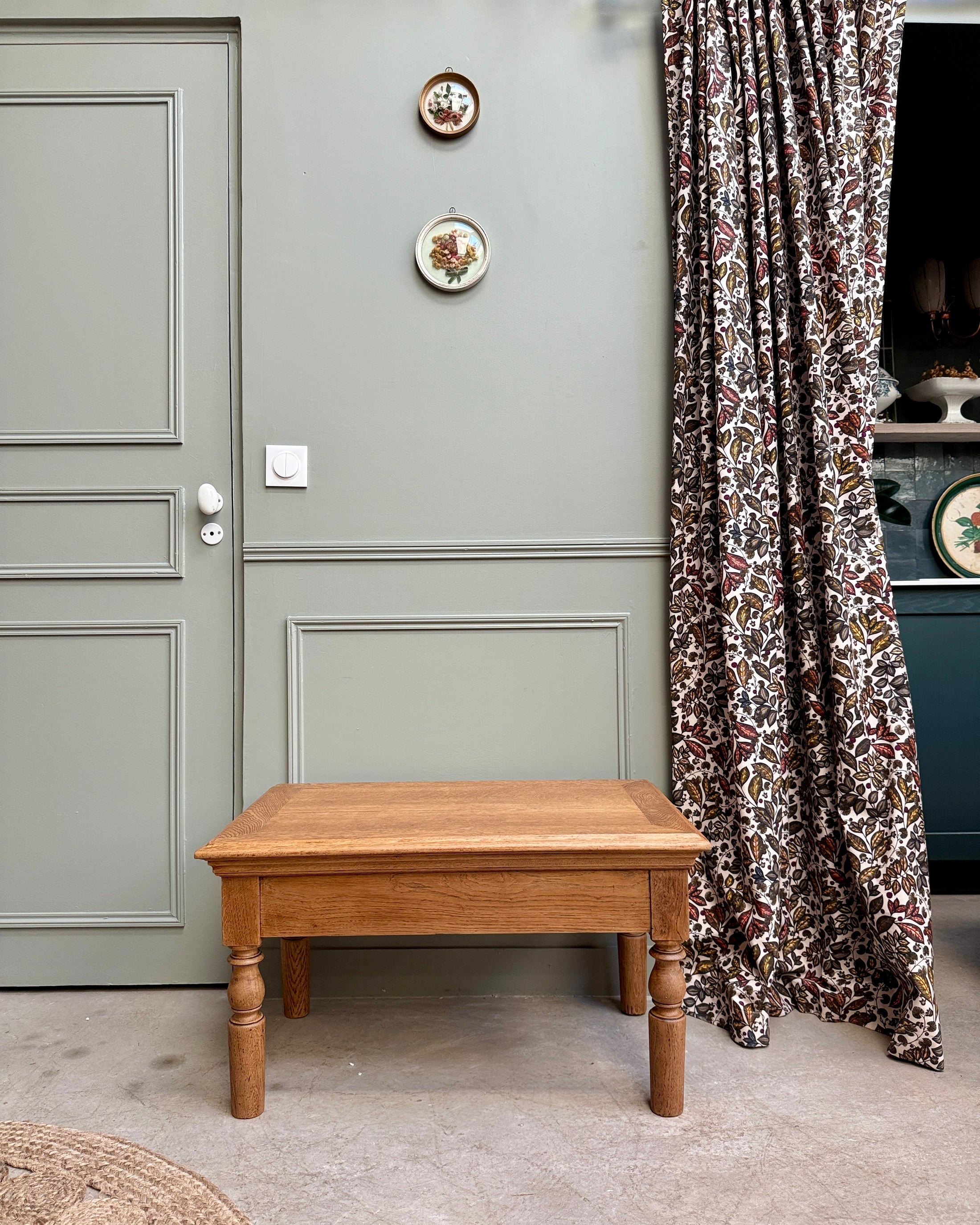 Petite table basse en chêne