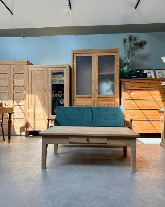Grande table basse de ferme