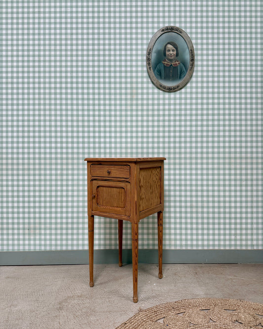 Table de chevet avec plateau en marbre