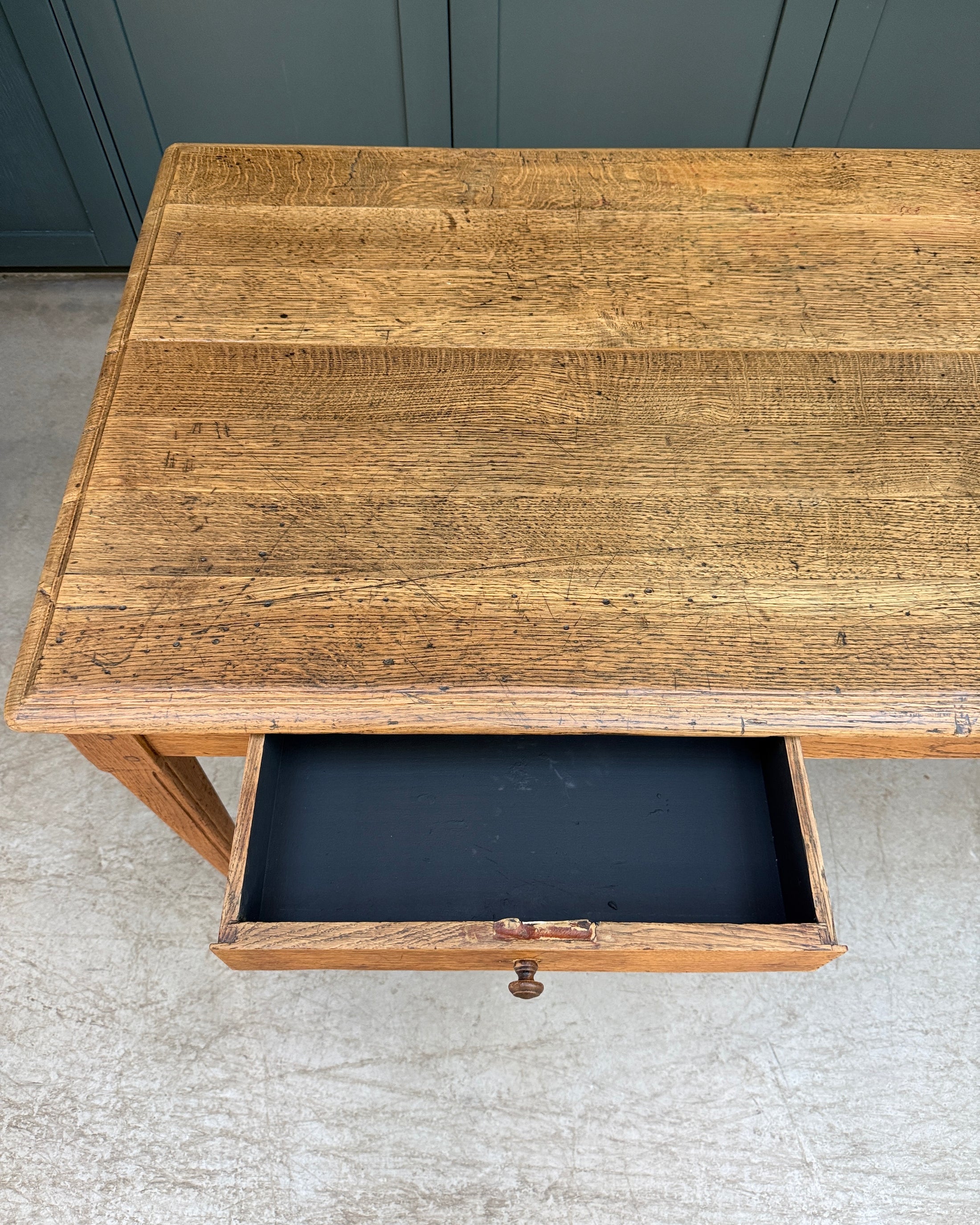 Table de ferme en chêne
