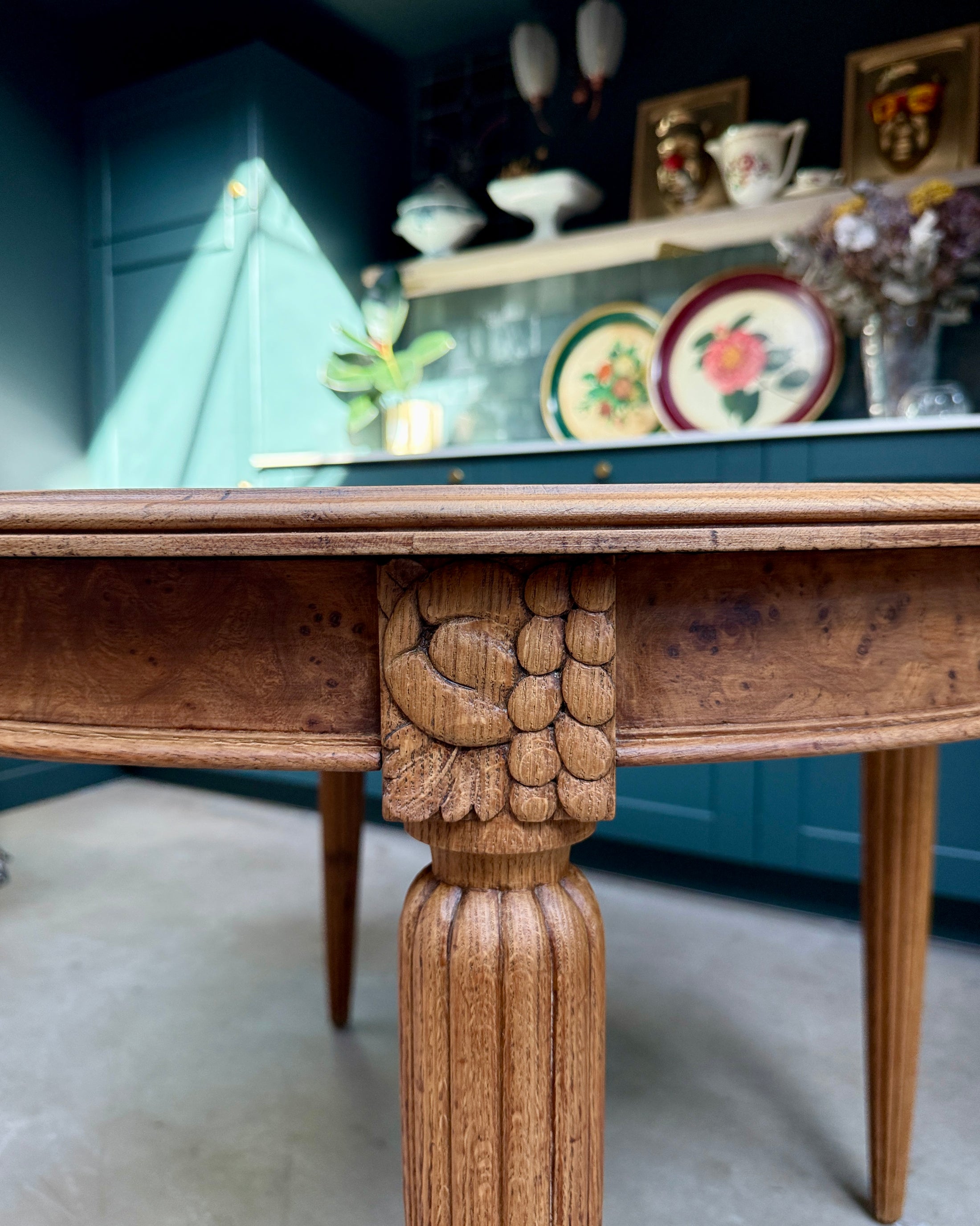 Table ovale Art Déco
