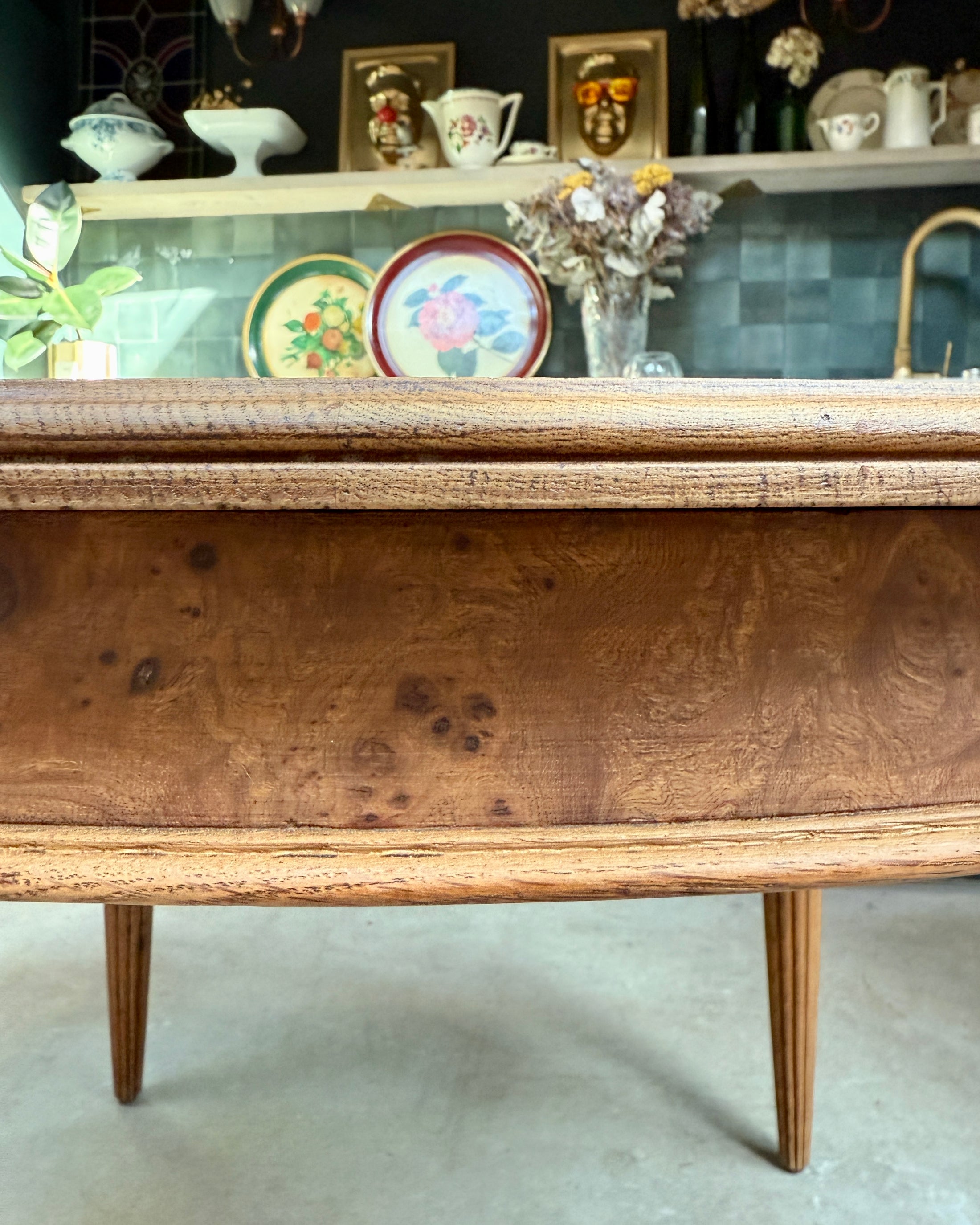Table ovale Art Déco