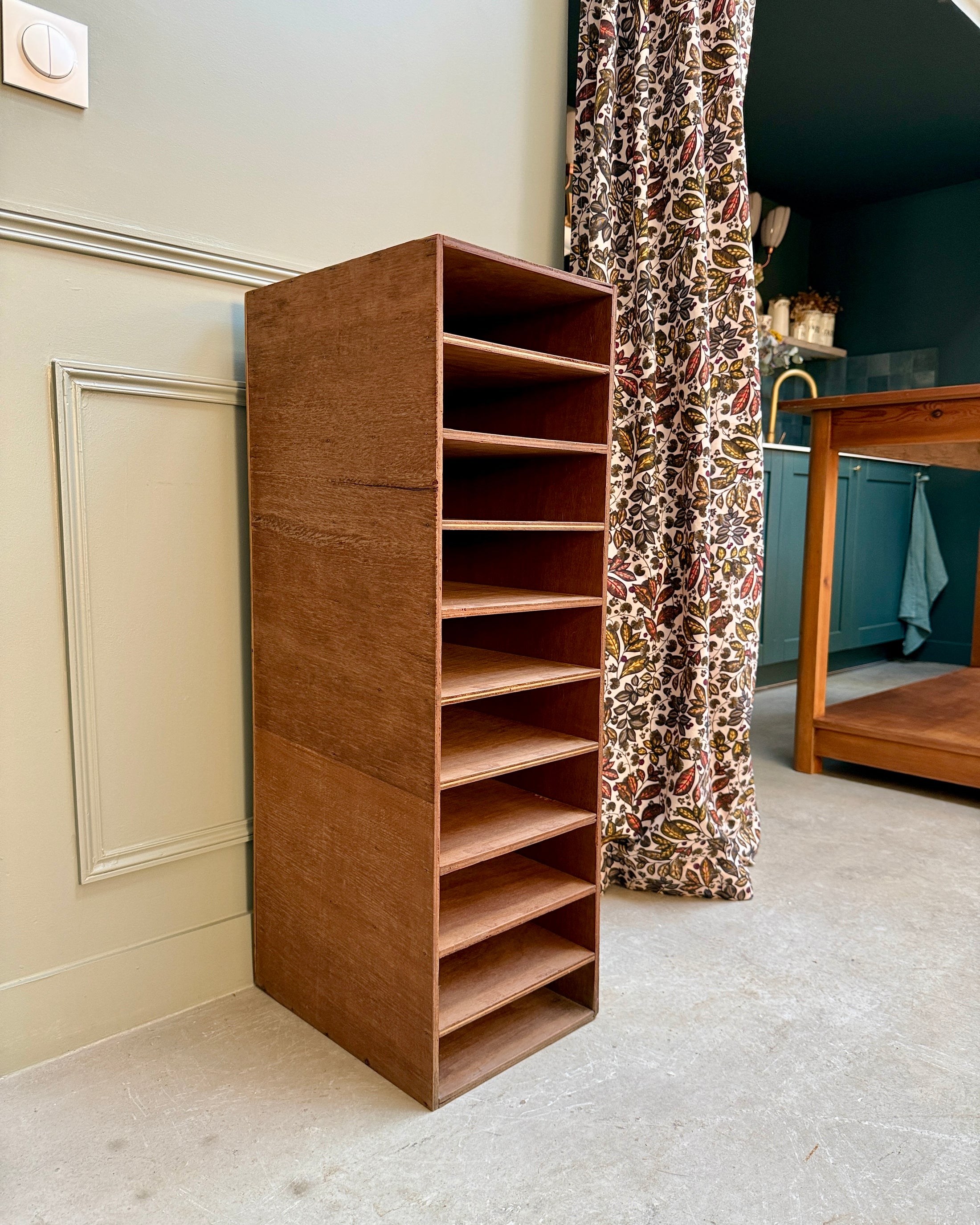 Trieur 70s en bois