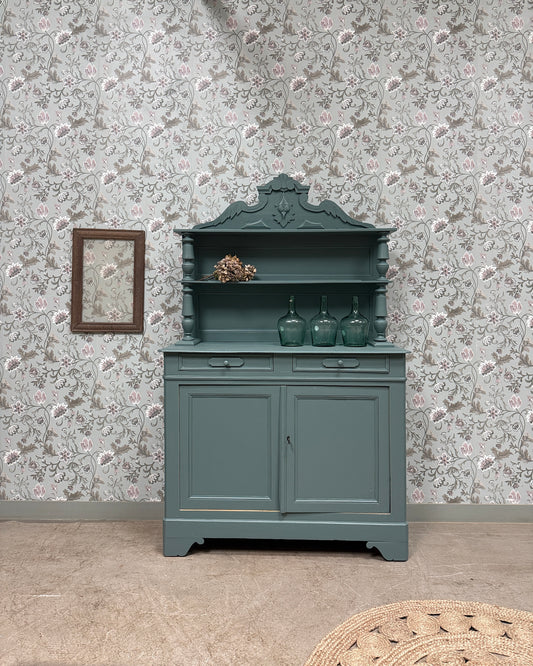 Vaisselier Saint Hubert vert de gris