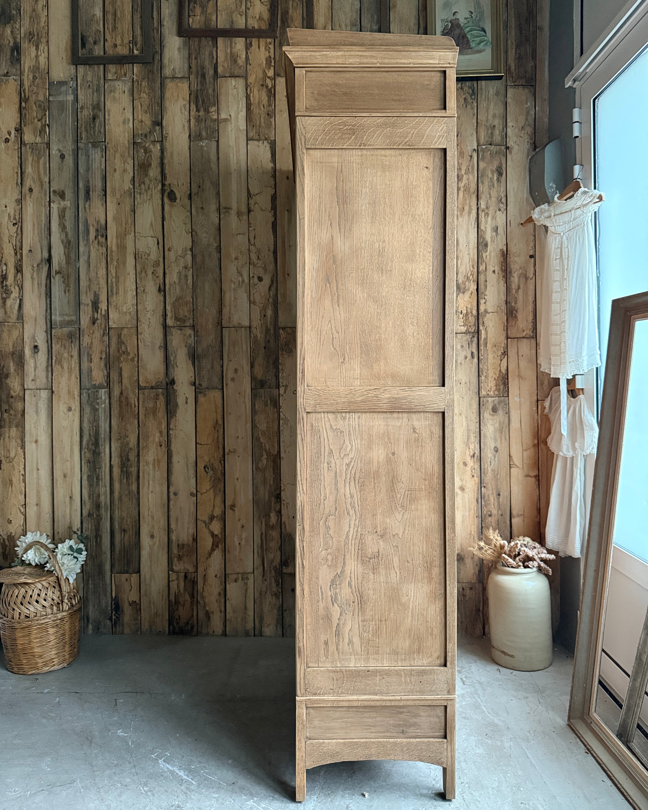 Vitrine Art Déco en chêne