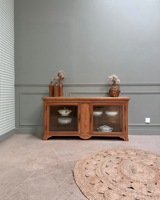 Vitrine ancienne basse
