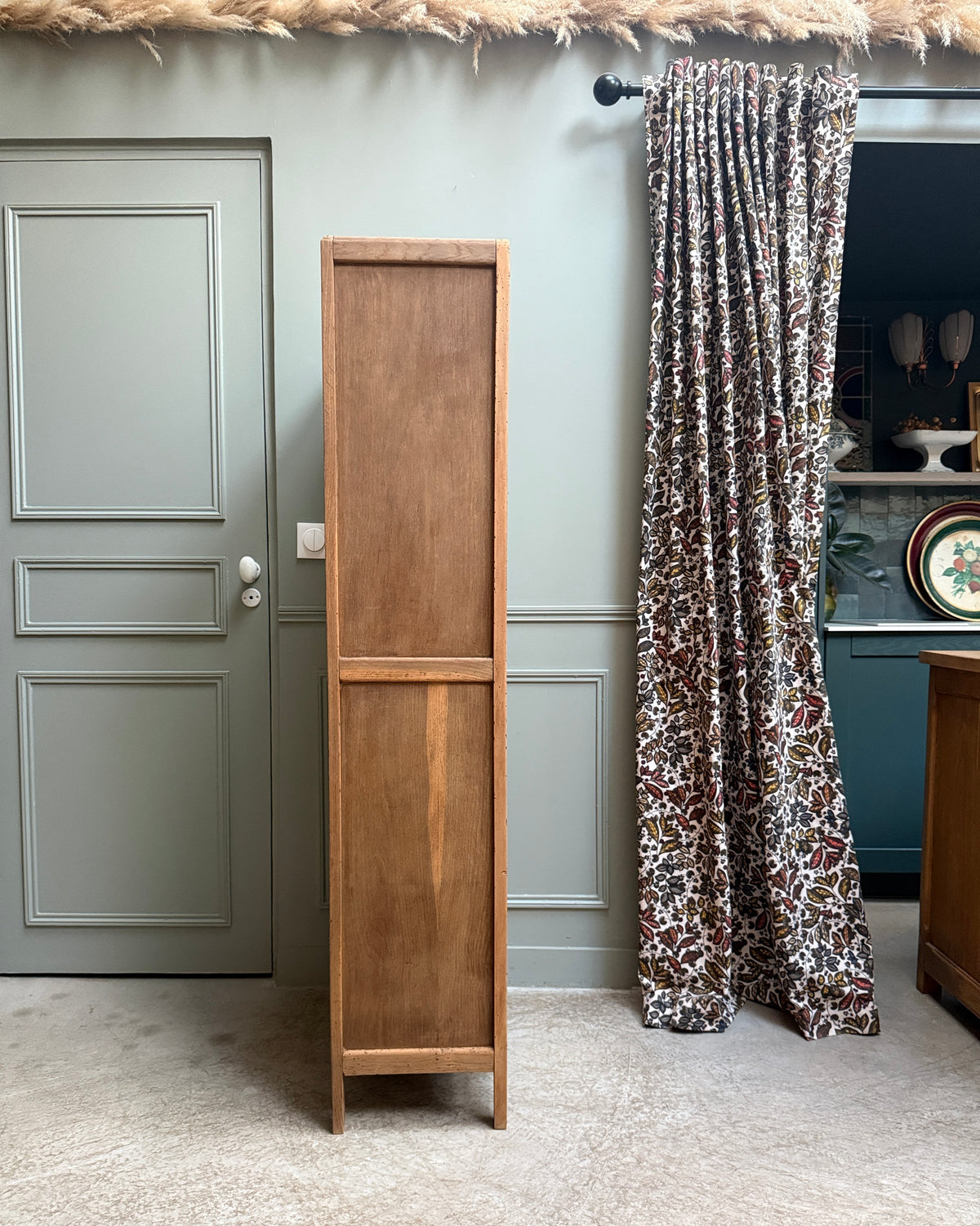 Vitrine parisienne Art Déco en chêne