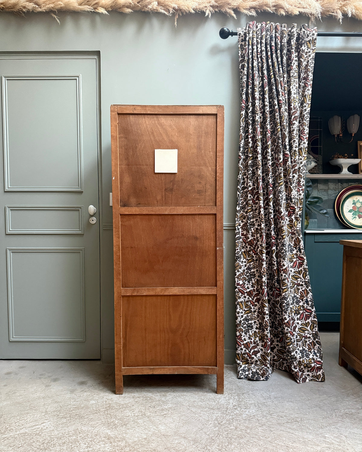 Vitrine parisienne Art Déco en chêne