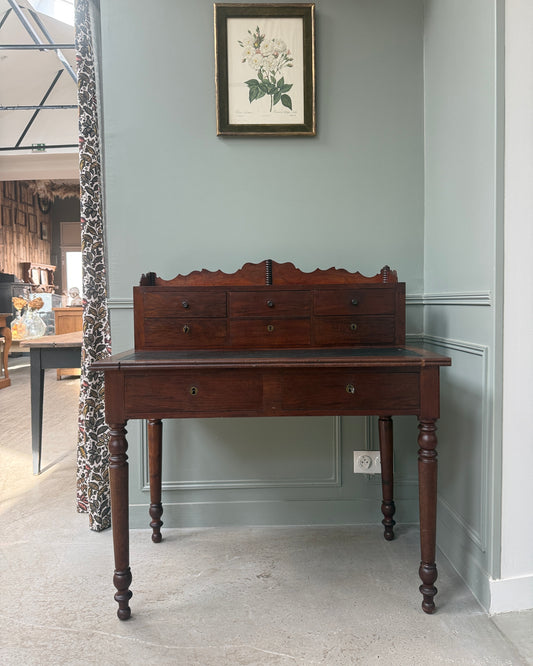 Bureau à gradin ancien en acajou