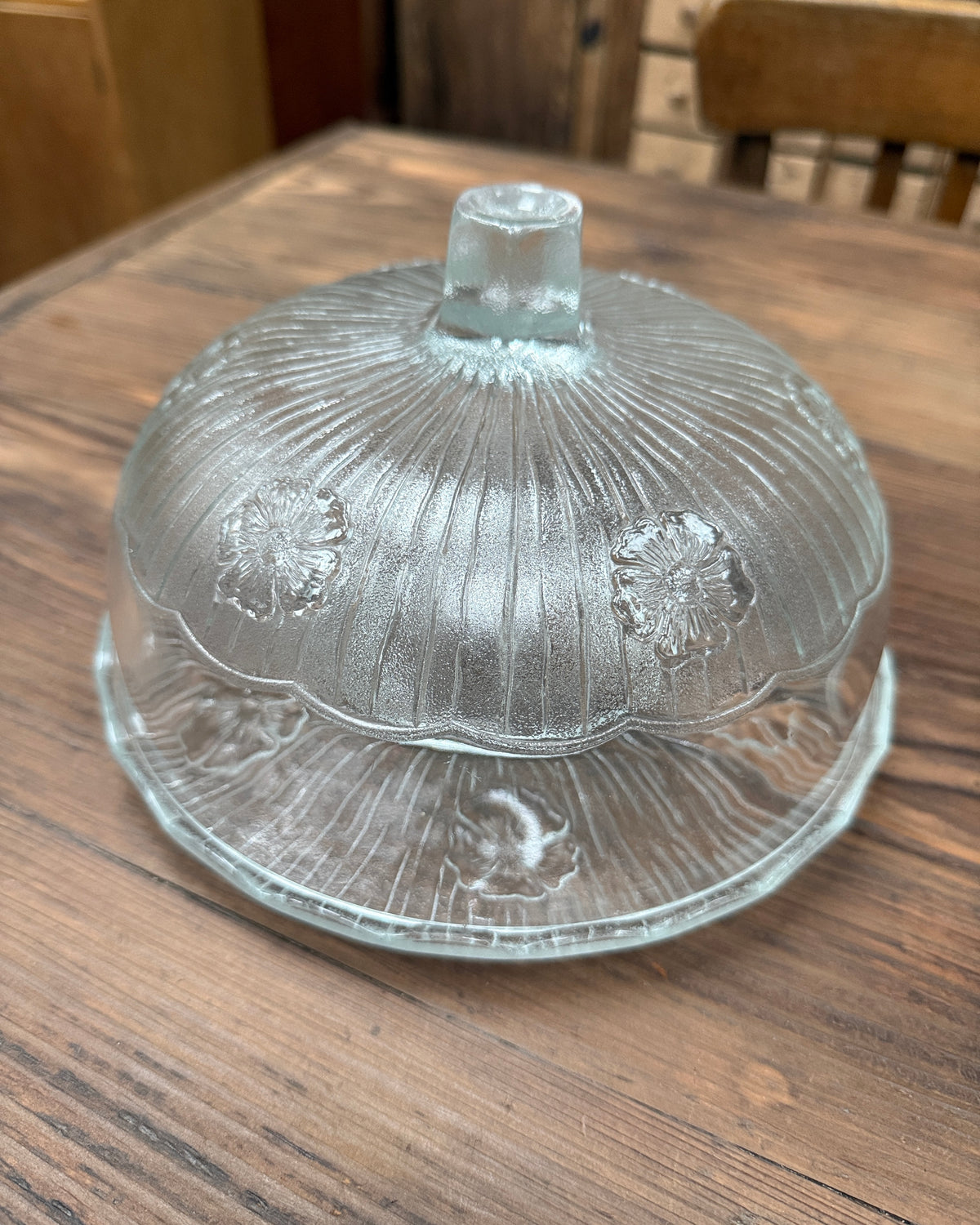 Cloche en verre vintage