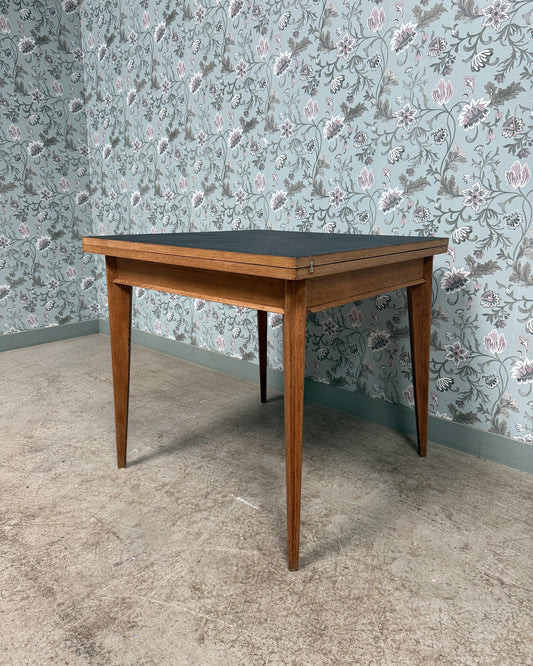 Table extensible vintage en chêne